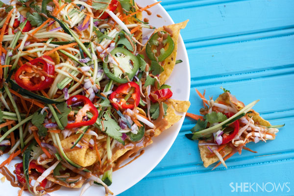 Pad Thai chicken nachos recipe
