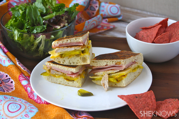 Hearty Cuban sandwiches