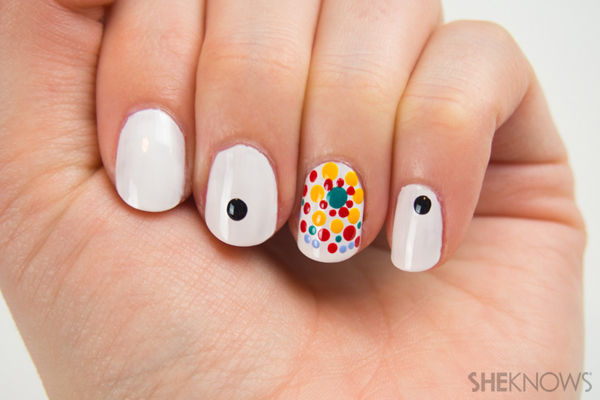 Moroccan Pattern Nails | moroccan pattern dotted nails Moroccan Pattern Nails | moroccan pattern dotted nails