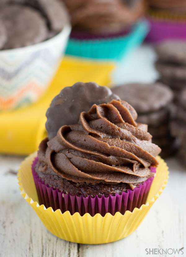 Thin Mint cupcakes