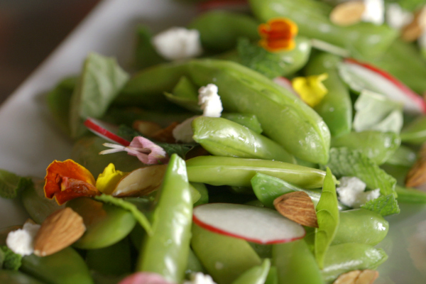Sugar snap pea salad recipe