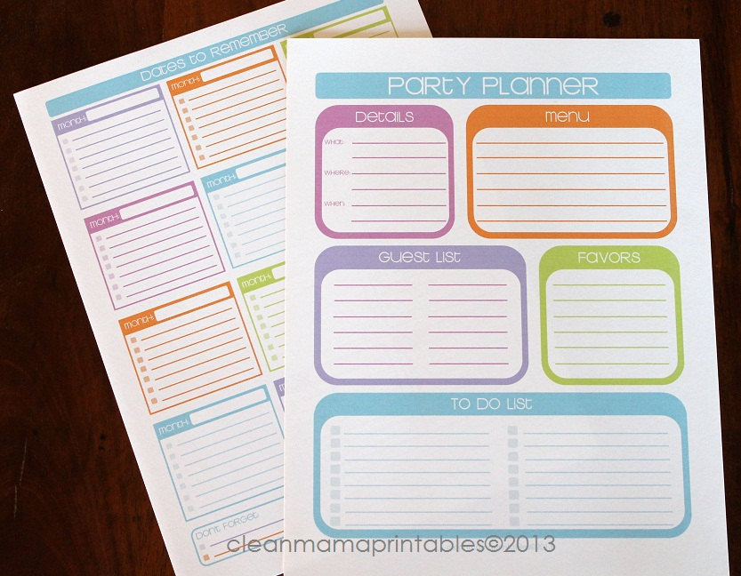 Clean Mama Printables