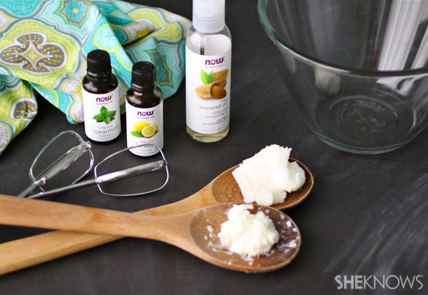 DIY Lemon-mint body butter