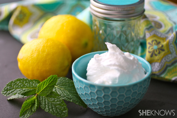 DIY Lemon-mint body butter