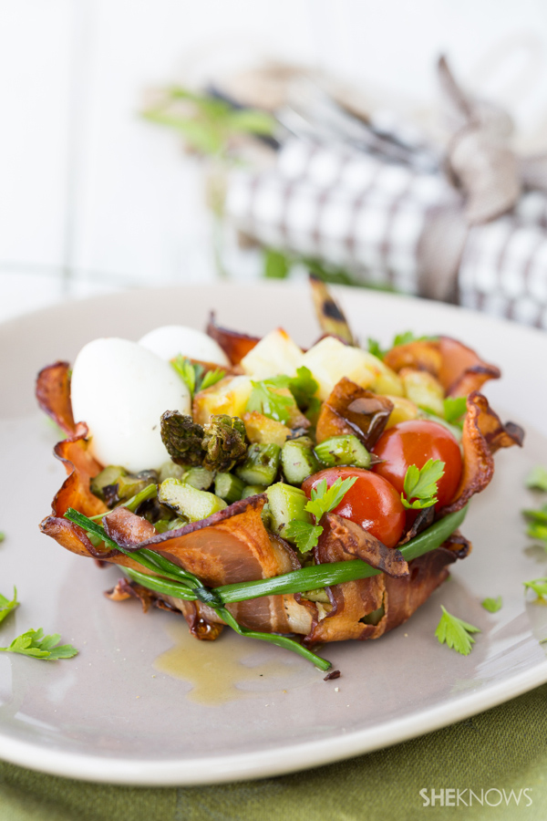 Easter bacon basket recipe