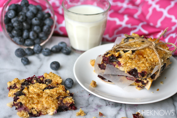 Gluten-free blueberry-coconut bars