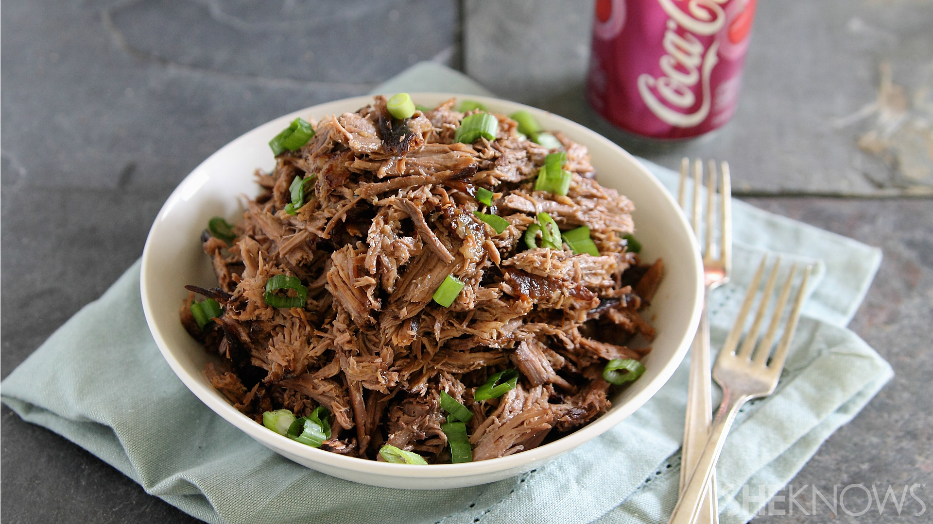 Cherry Coke beef carnitas, slow cooked to perfection