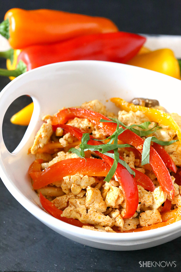 Southwest tofu scramble