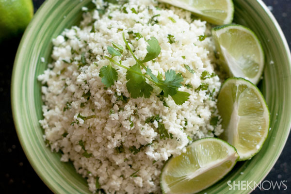 Cilantro lime cauliflower rice recipe
