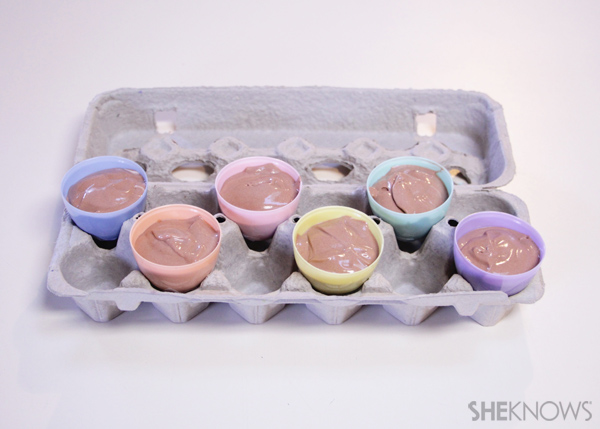 Easter surprise pudding pops recipe