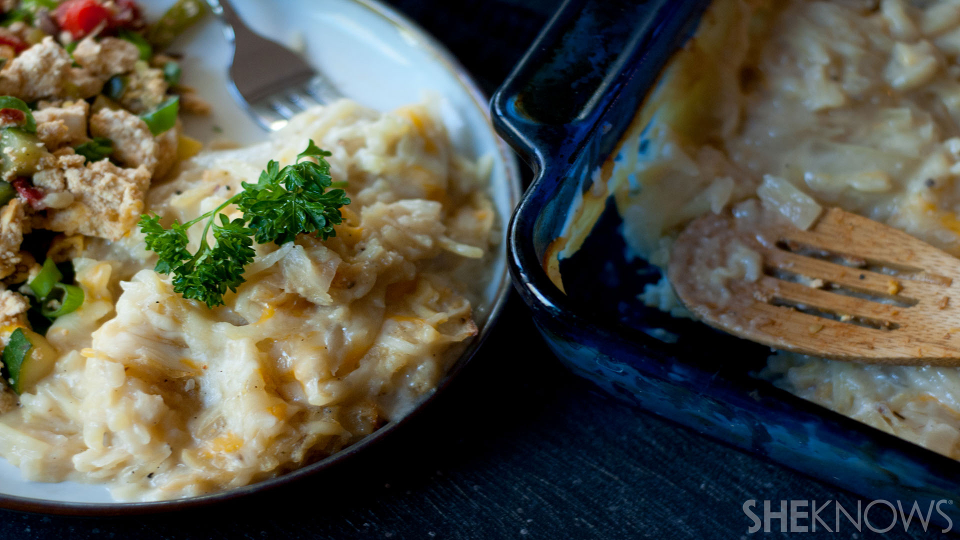 Cracker barrel copycat hash brown casserole