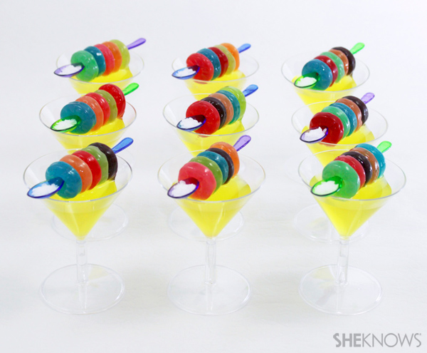 Margarita gummy shots recipe