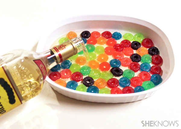 Margarita gummy shots