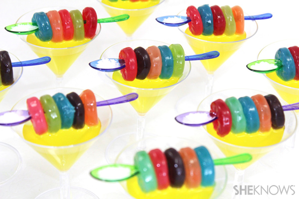 Margarita gummy shots