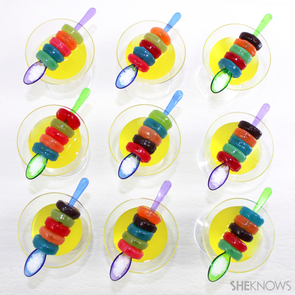 Margarita gummy shots