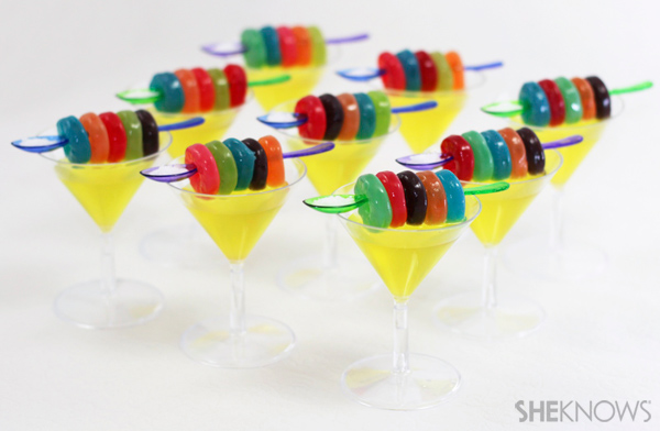 Margarita gummy shots
