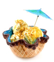 bowl of ice cream