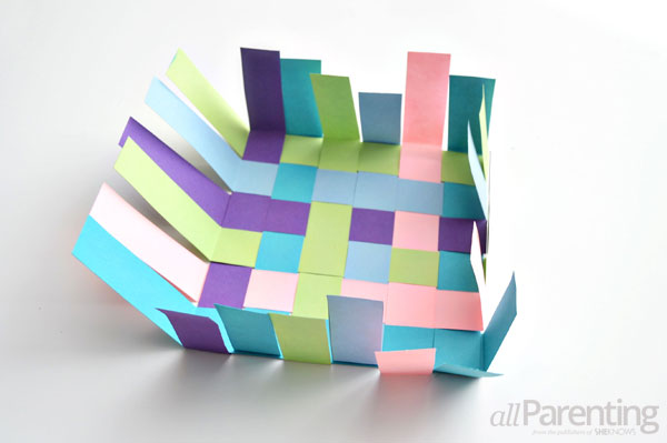 paper basket weaving