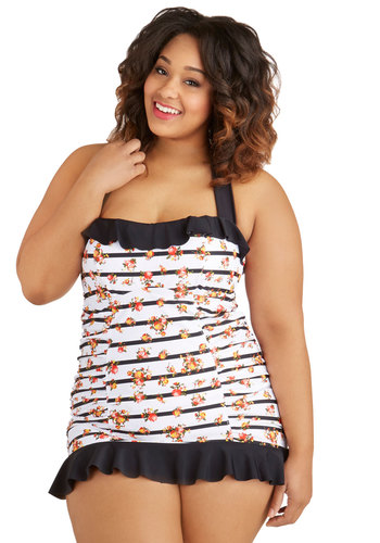 Retro inspired swimsuits- Floral one-piece