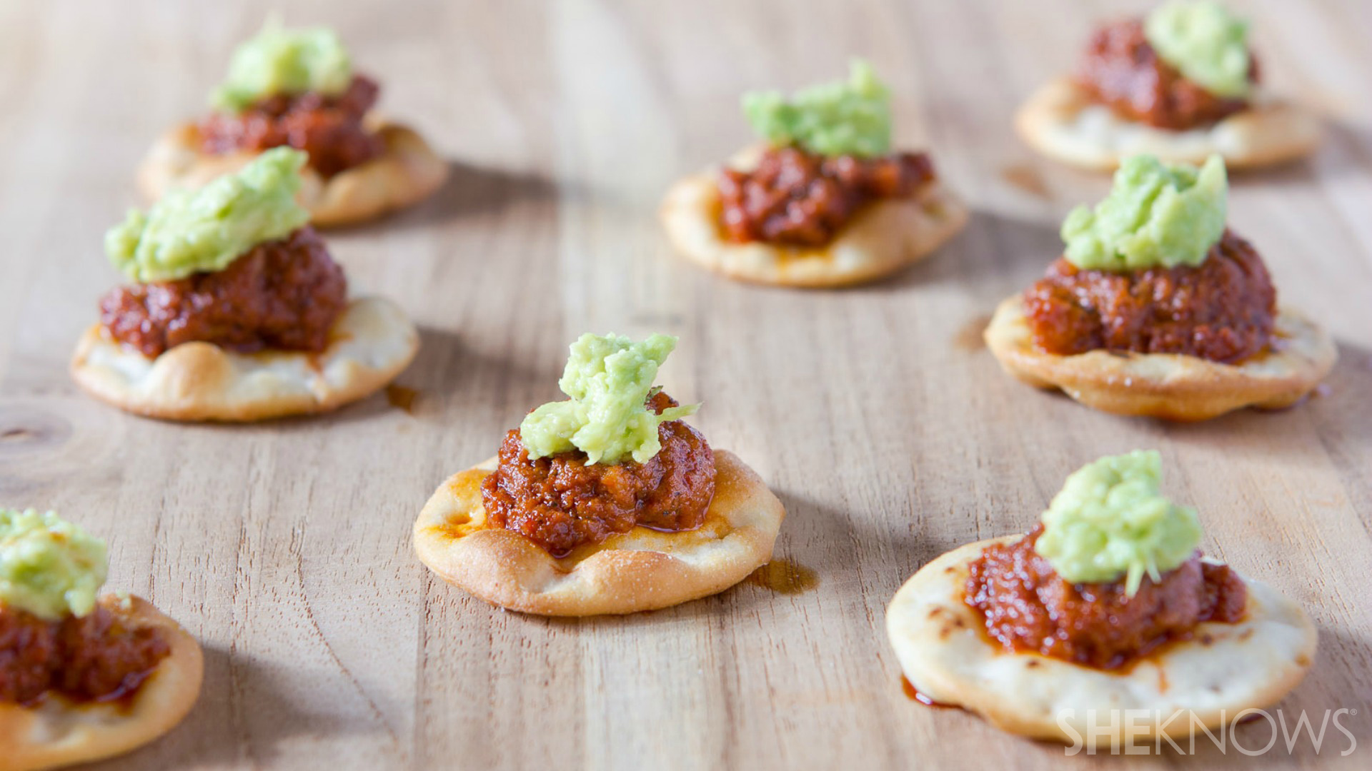 chorizo pita bites