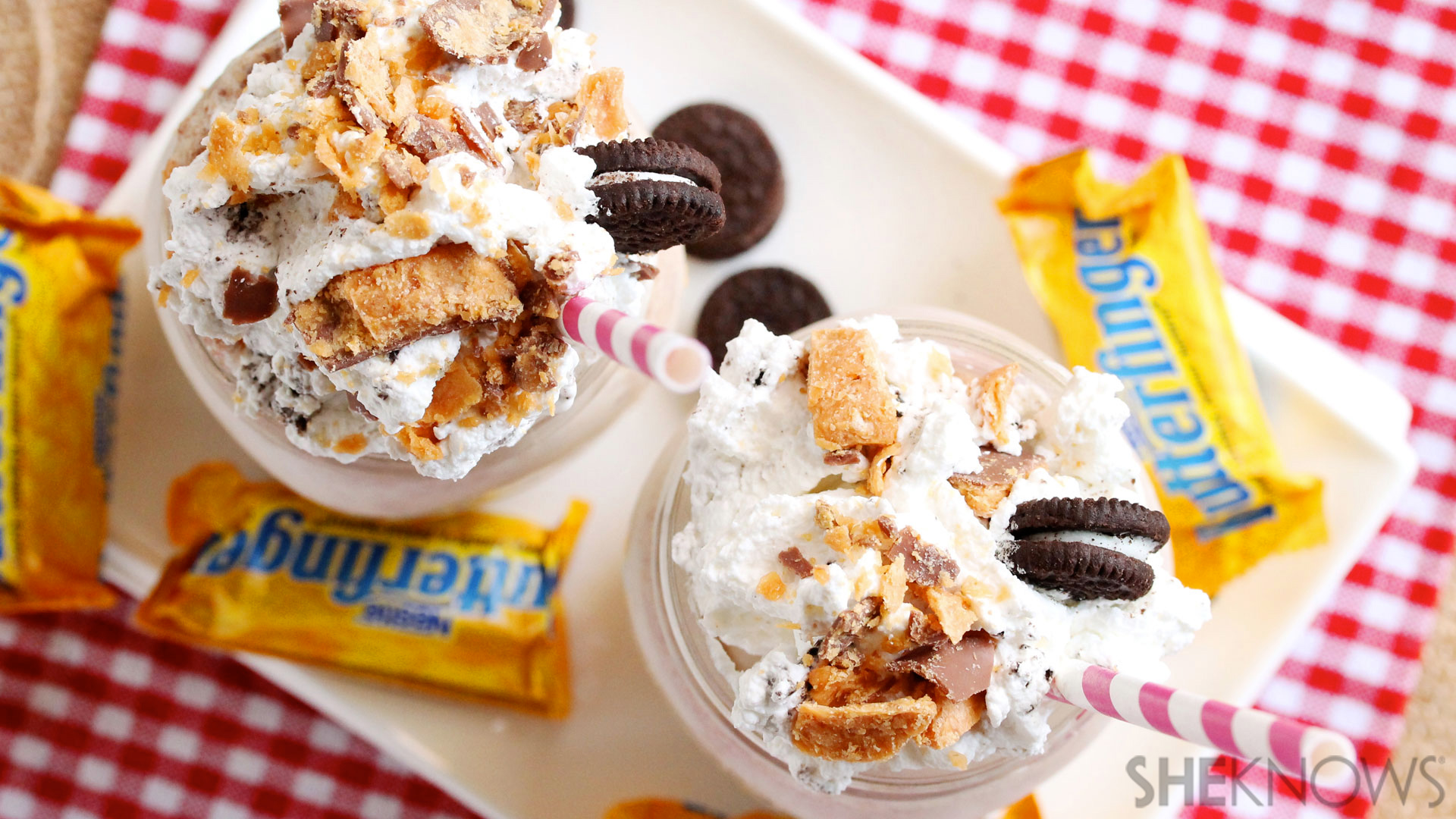 What how better all in  cream ice to that? Candy, can cookies milkshake and than be one. make butterfinger