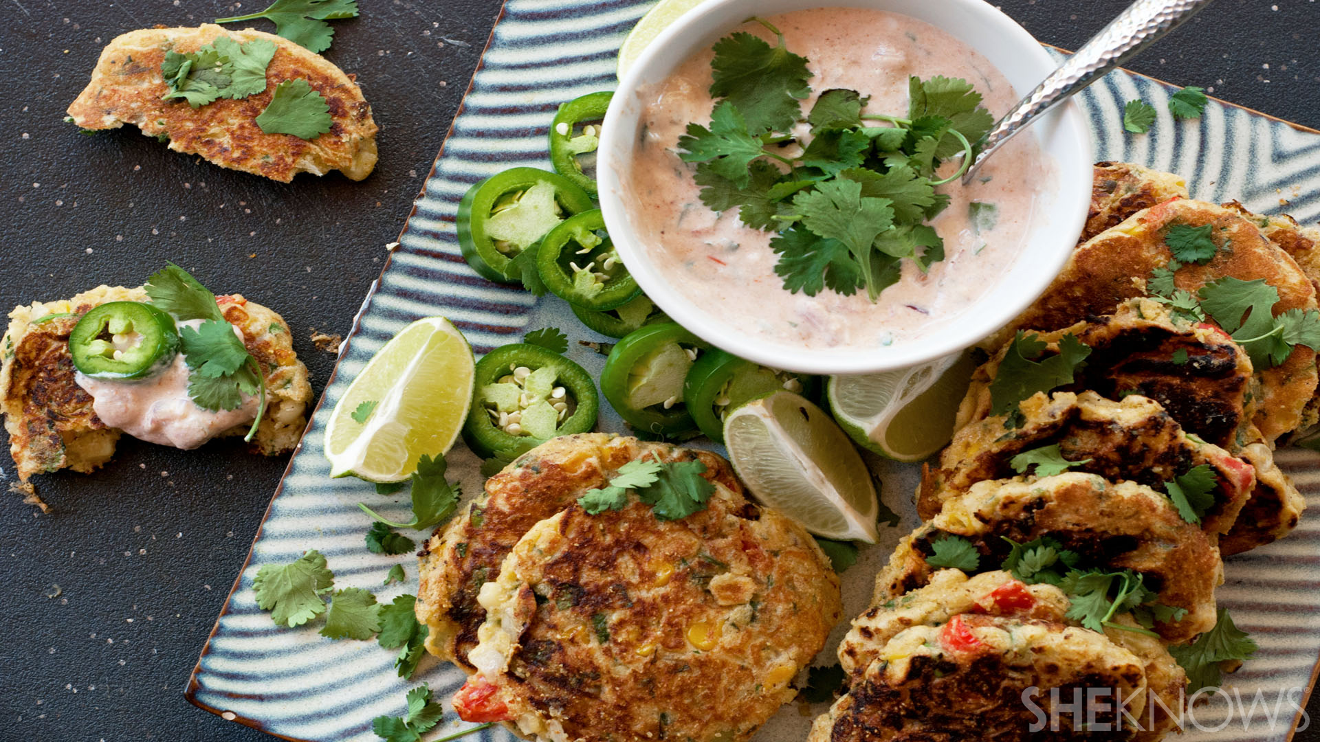 Spicy jalapeno corn fritters recipe
