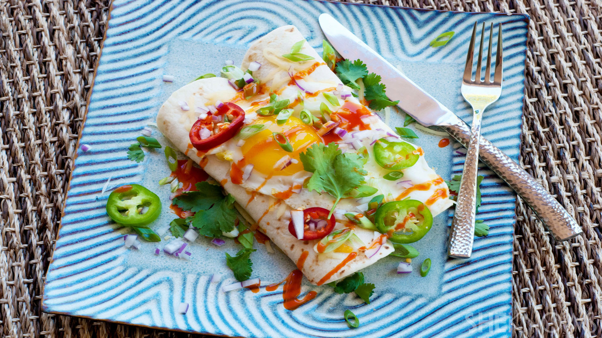 Spicy breakfast enchiladas recipe