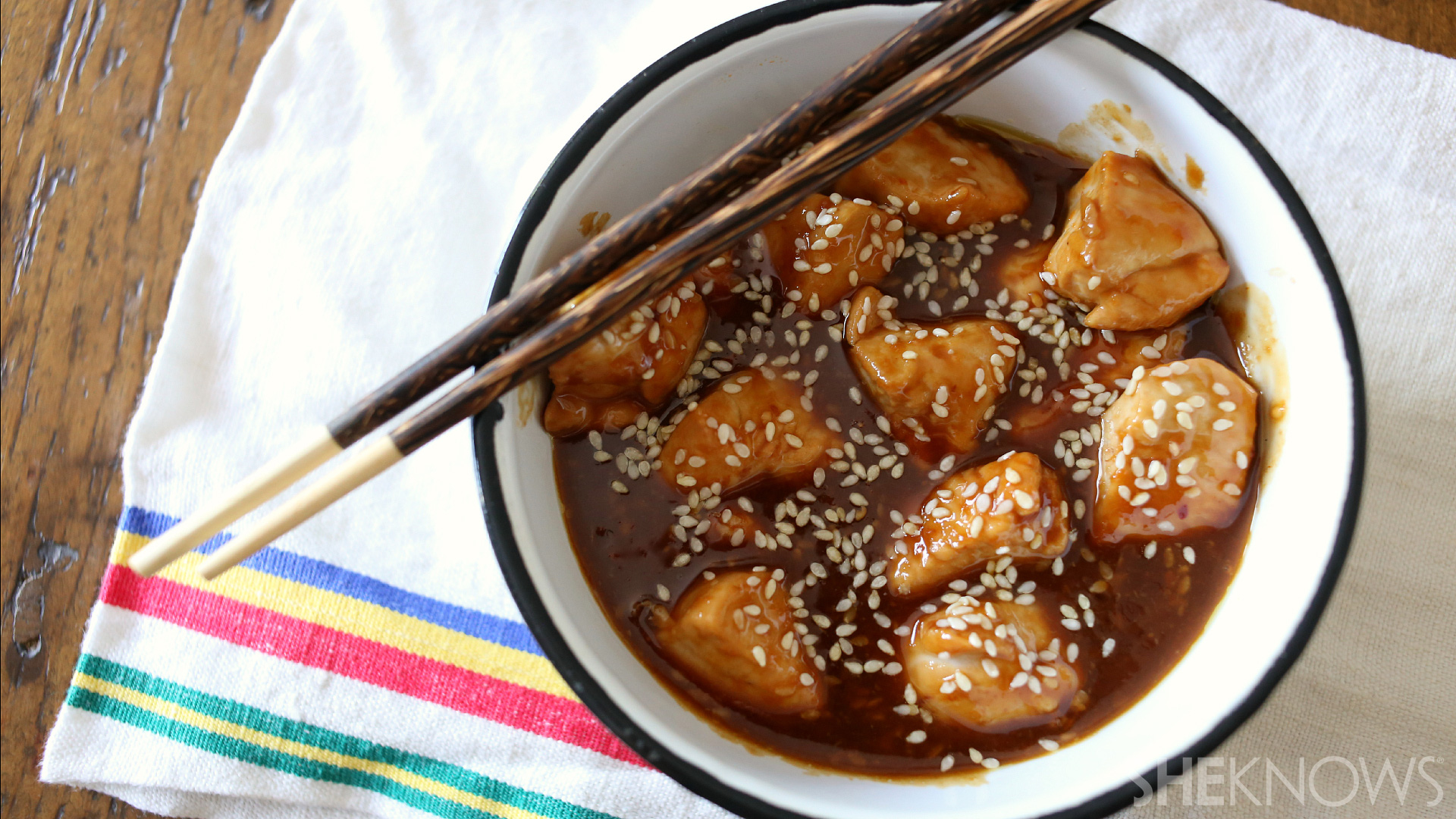 Quick and easy skillet sesame chicken