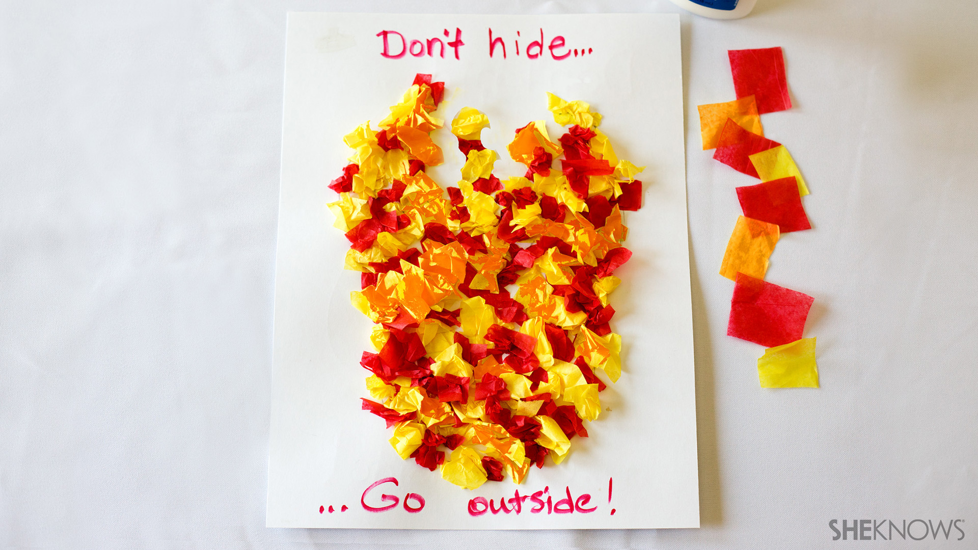 Tissue paper fire safety craft | Sheknows.com