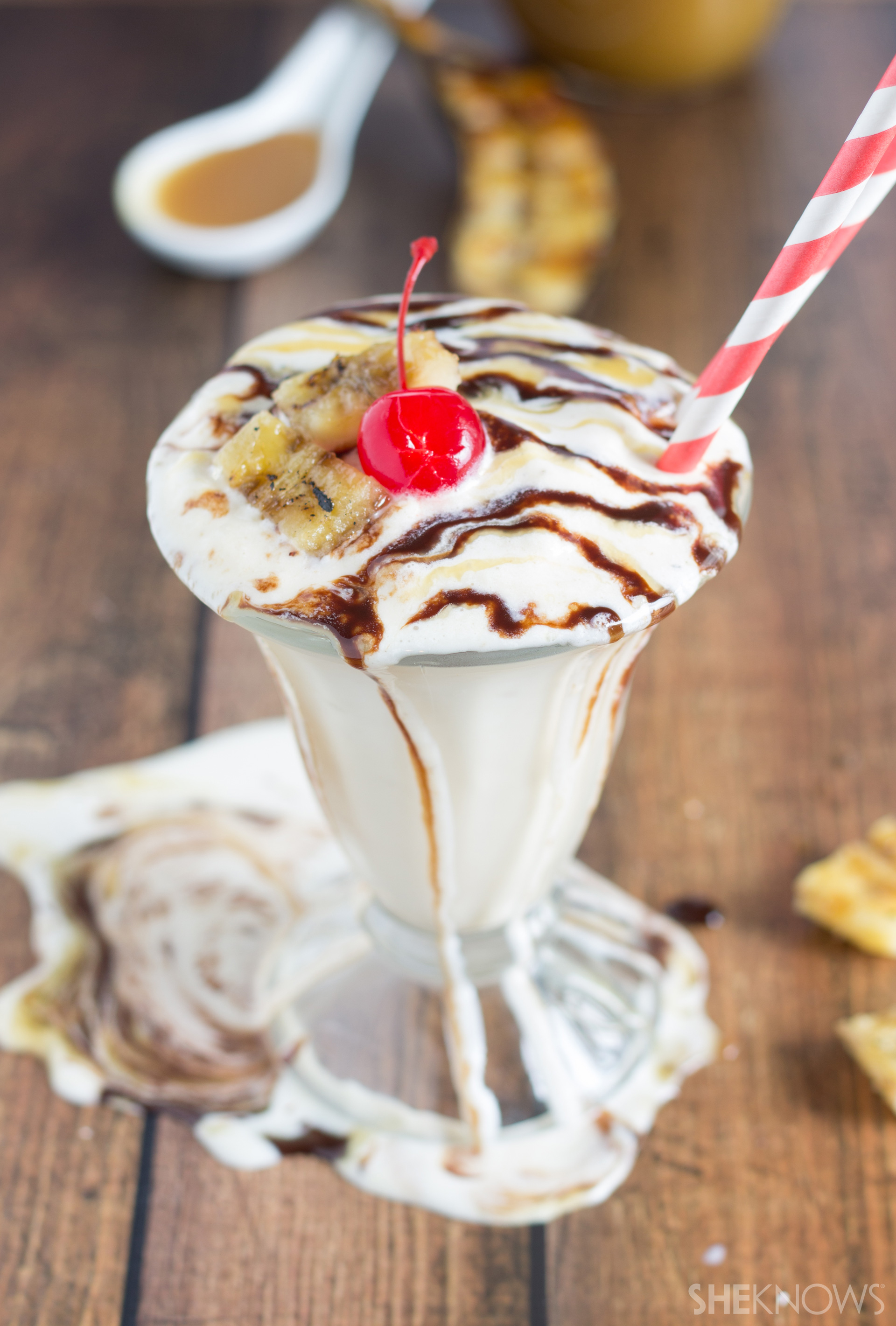 Grilled Banana Milkshake