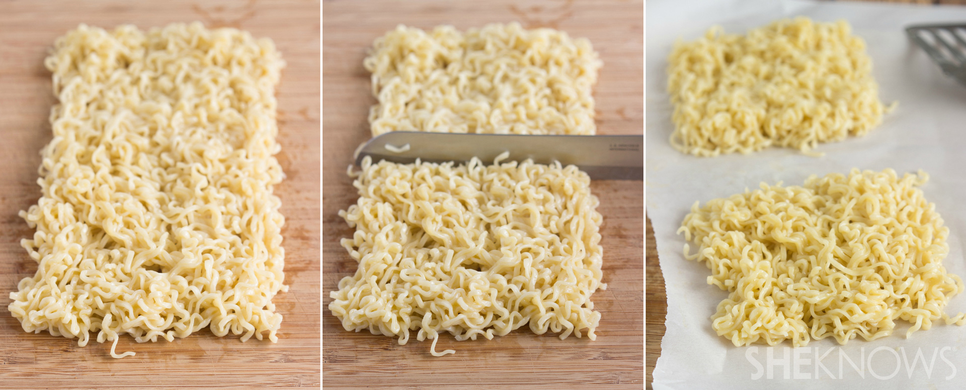 Ramen grilled cheese sandwich