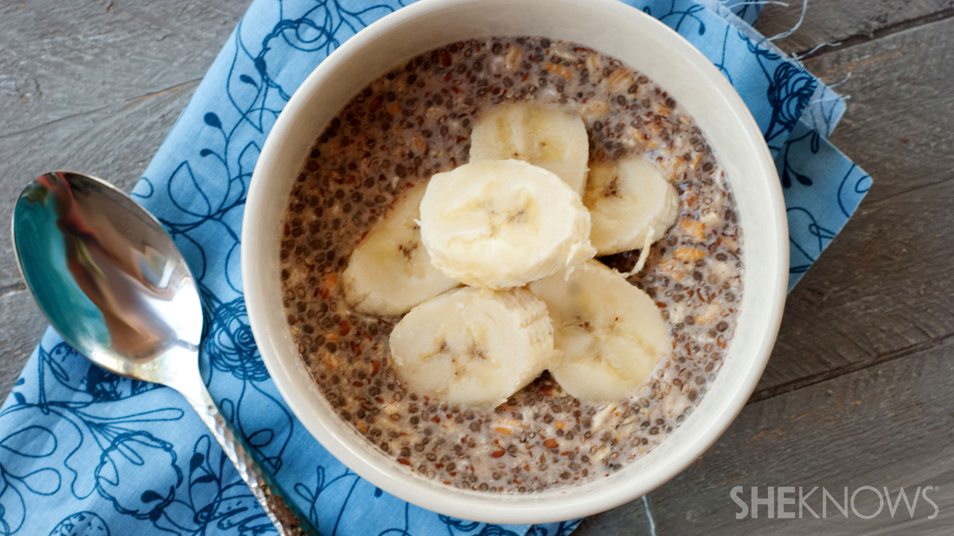 Overnight banana oats recipe
