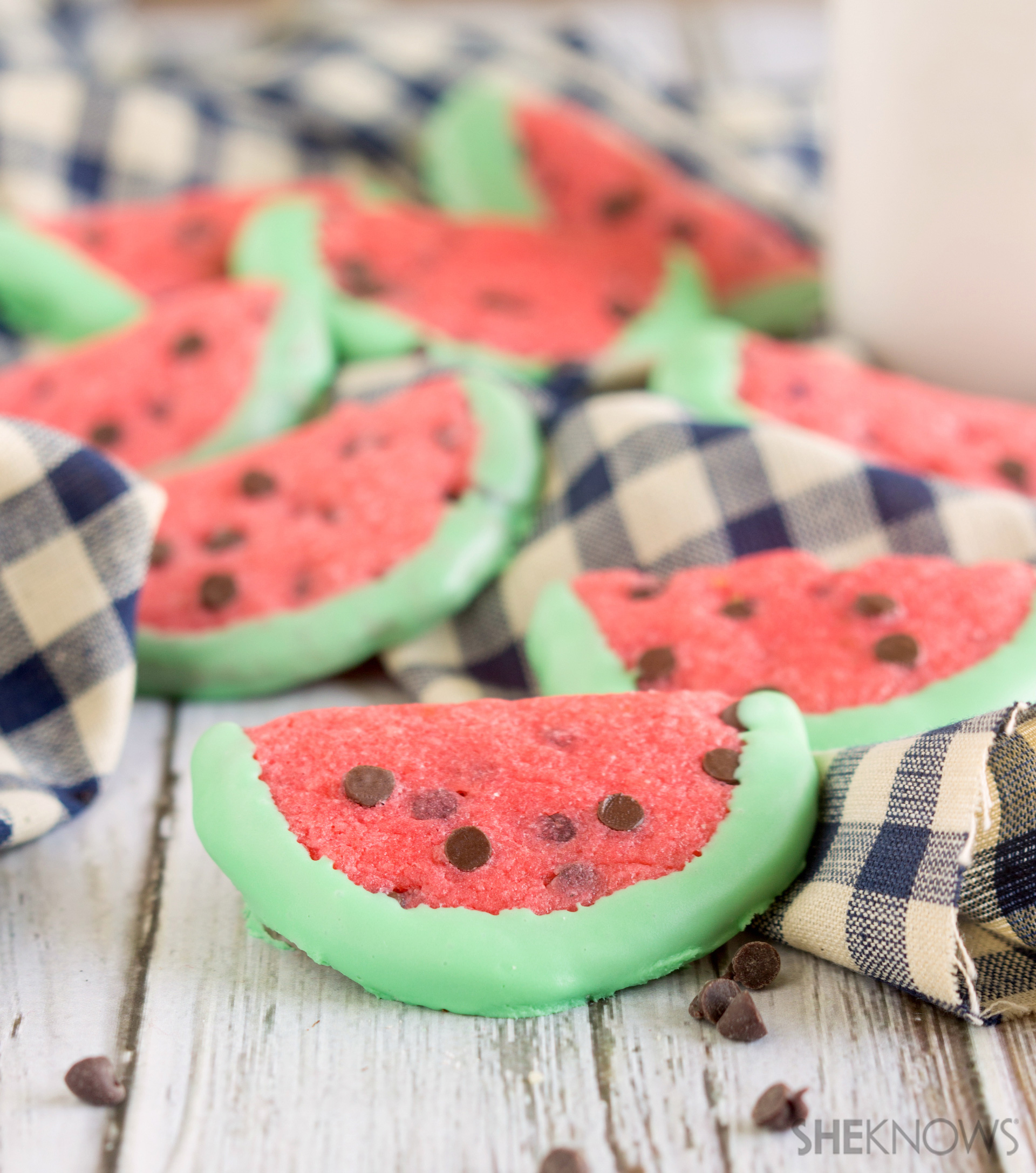 Watermelon cookies