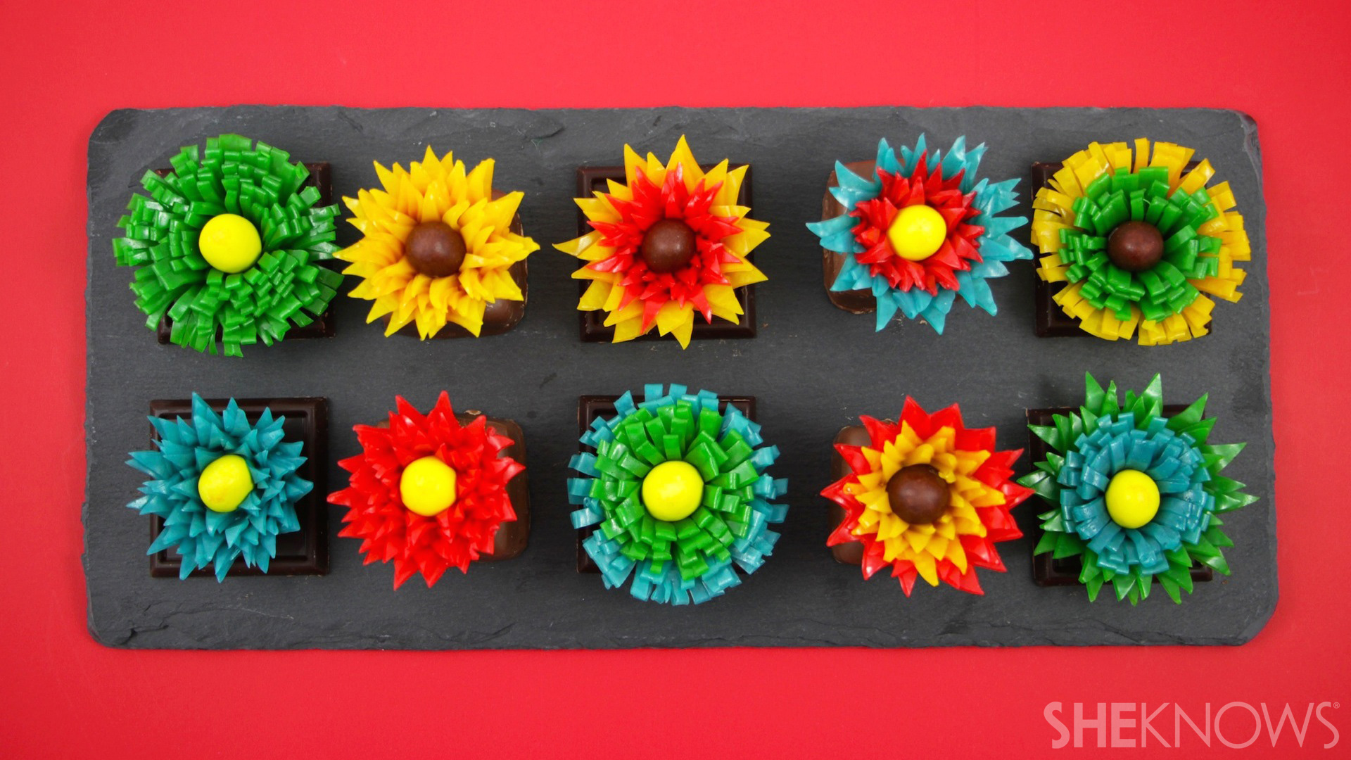 Fantastical Fruit RollUps flowers