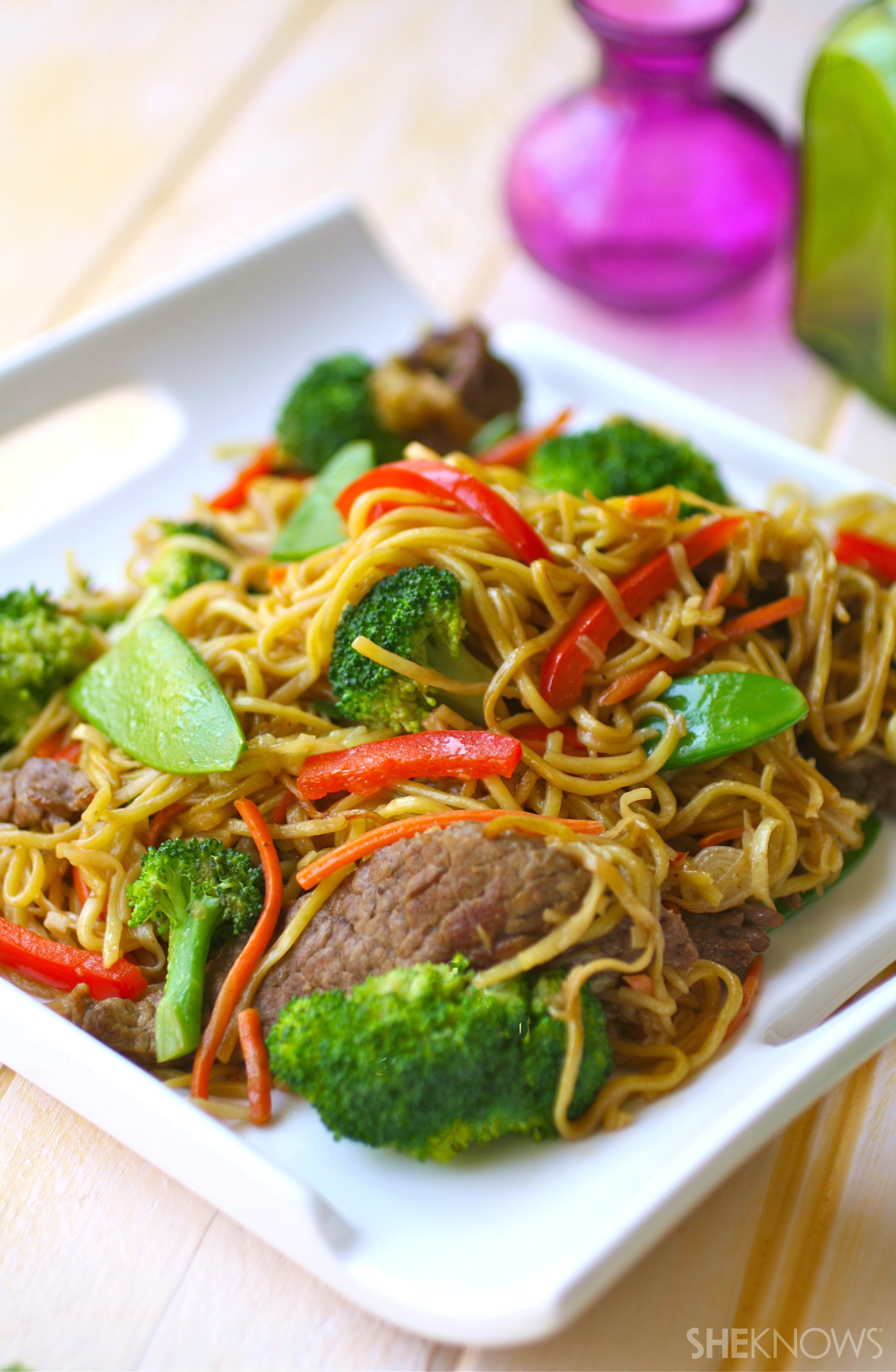 Beef chow mein
