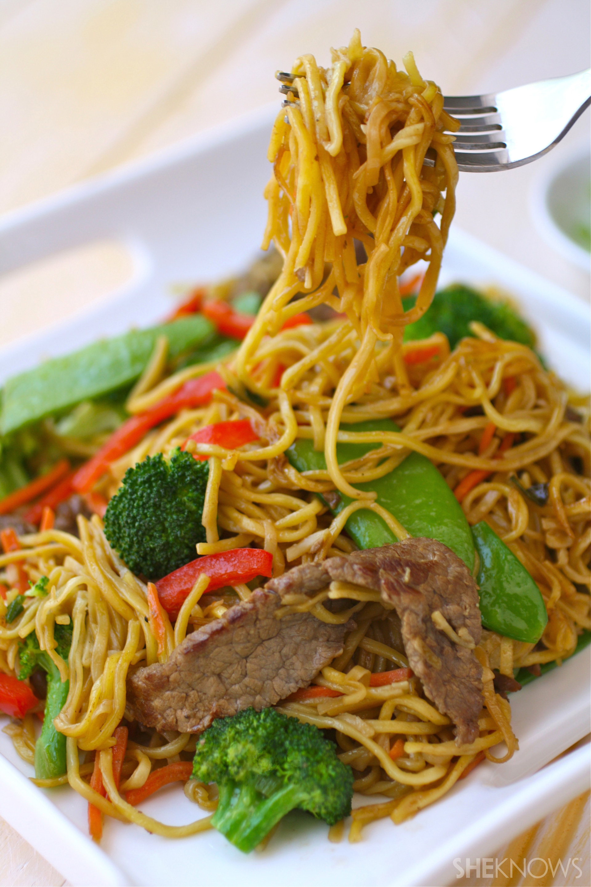 Beef chow mein