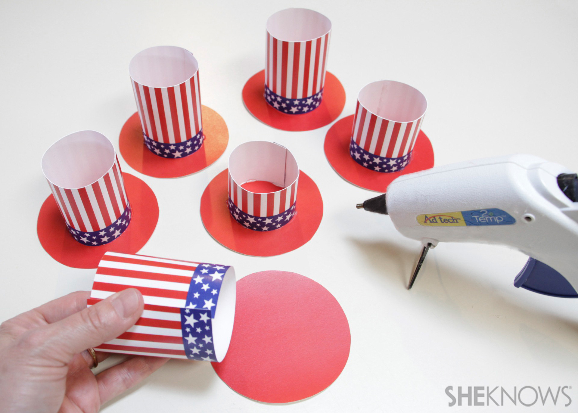 Yankee Doodle dessert cups
