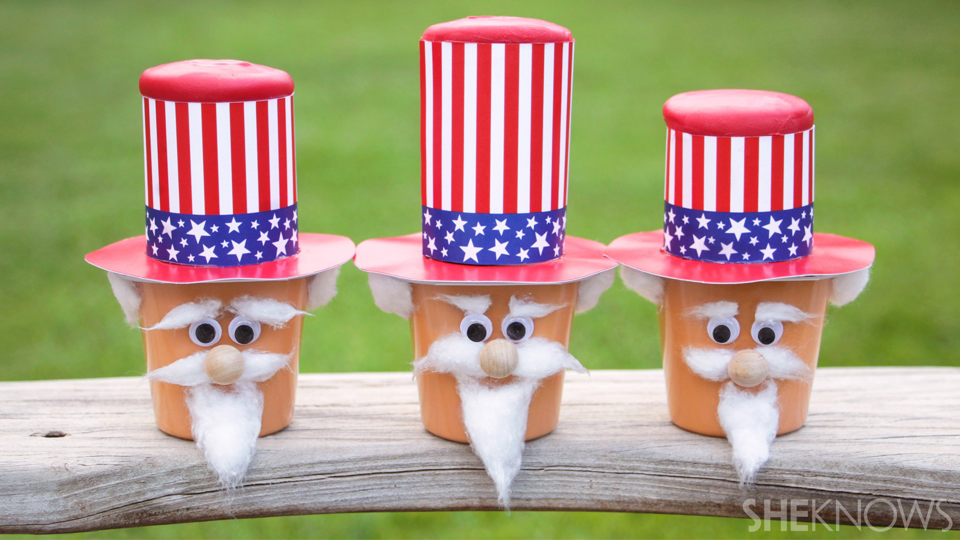Yankee Doodle dessert cups