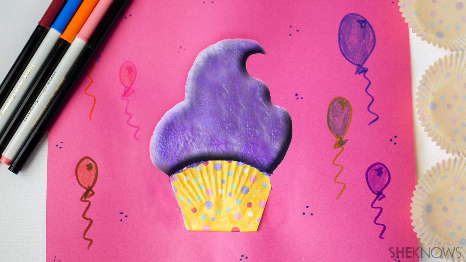 Cupcake snow painting | Sheknows.com