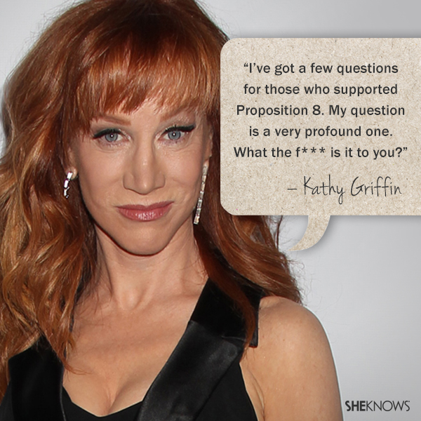 Is Kathy Griffen Gay 40