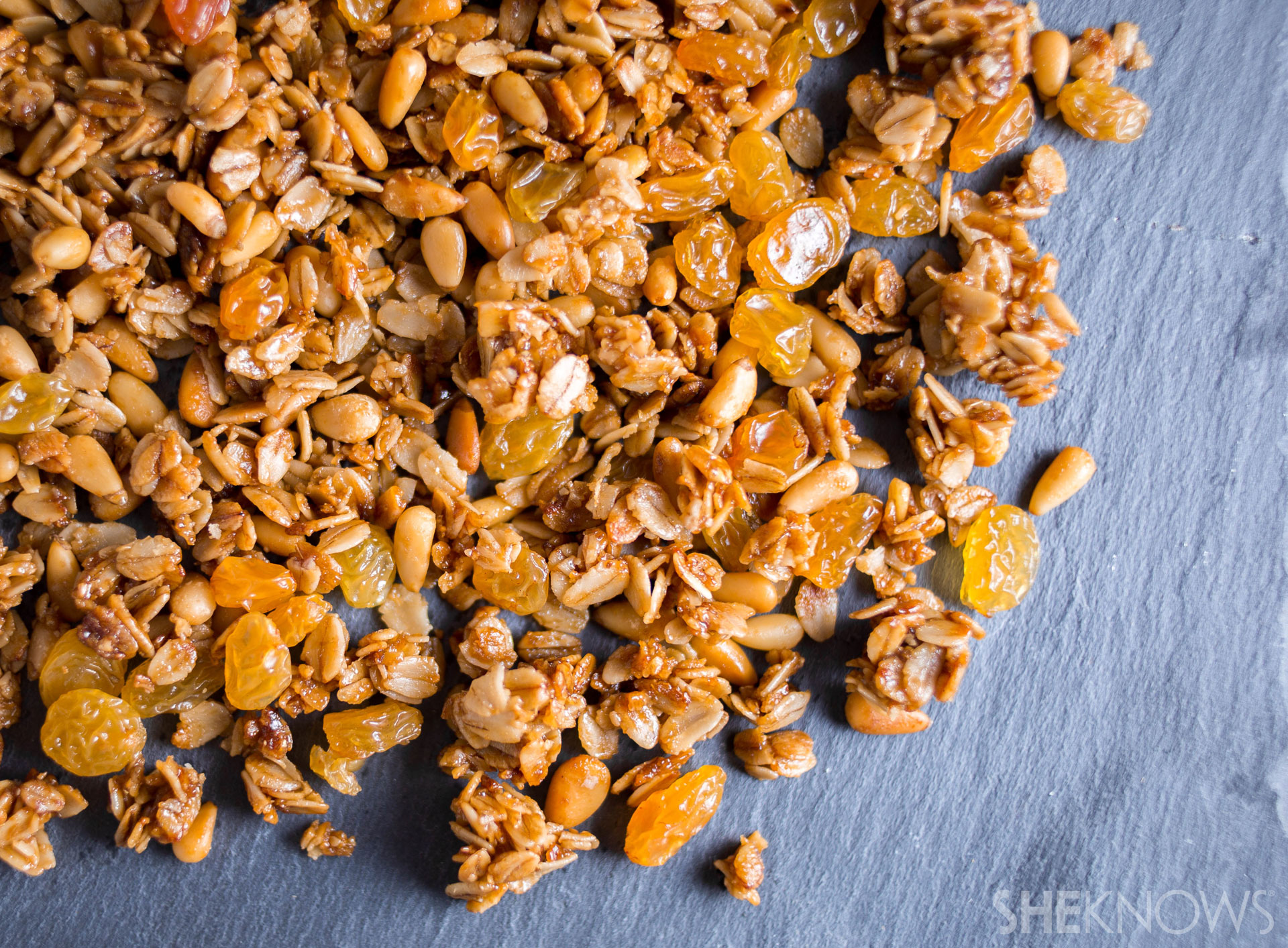Pine Nut and Golden Raisin Granola