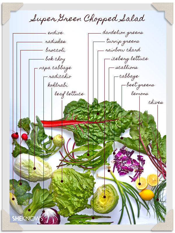 Lunch: Super Green Chopped Salad