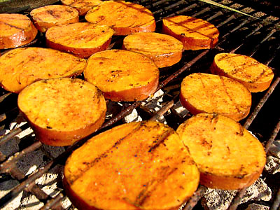 Grilled Cinnamon Sweet Potatoes