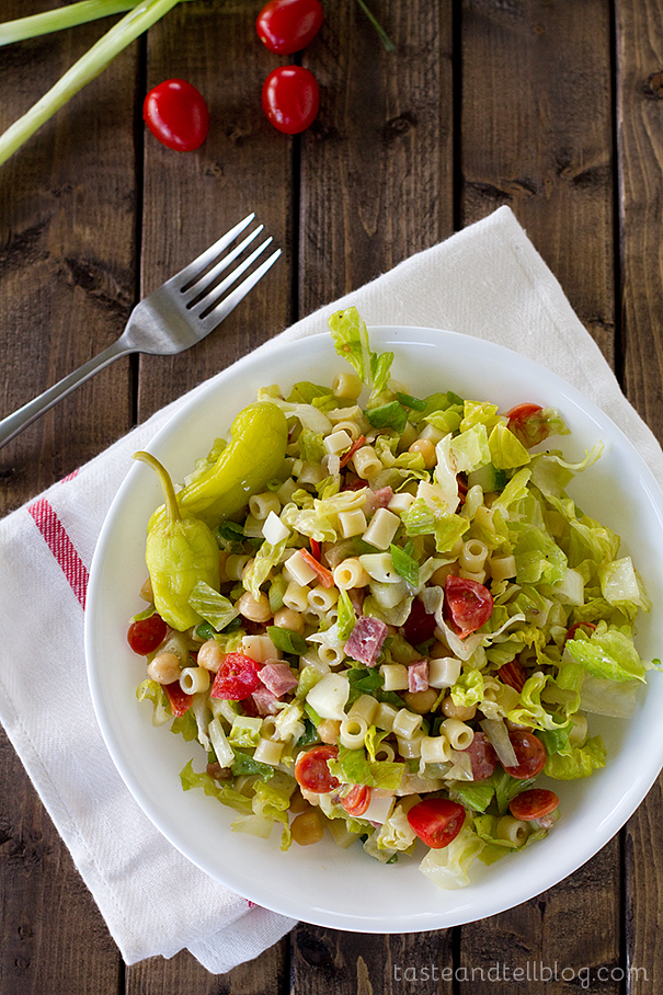 Simple summer salads- Italian chopped salad