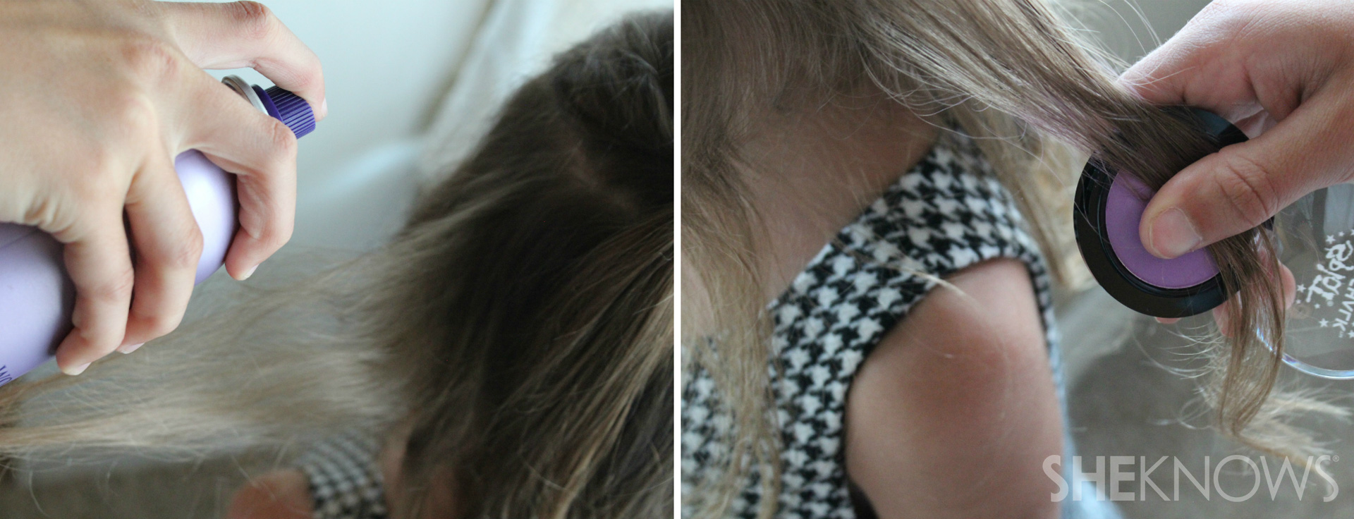 How to safely chalk your child's hair