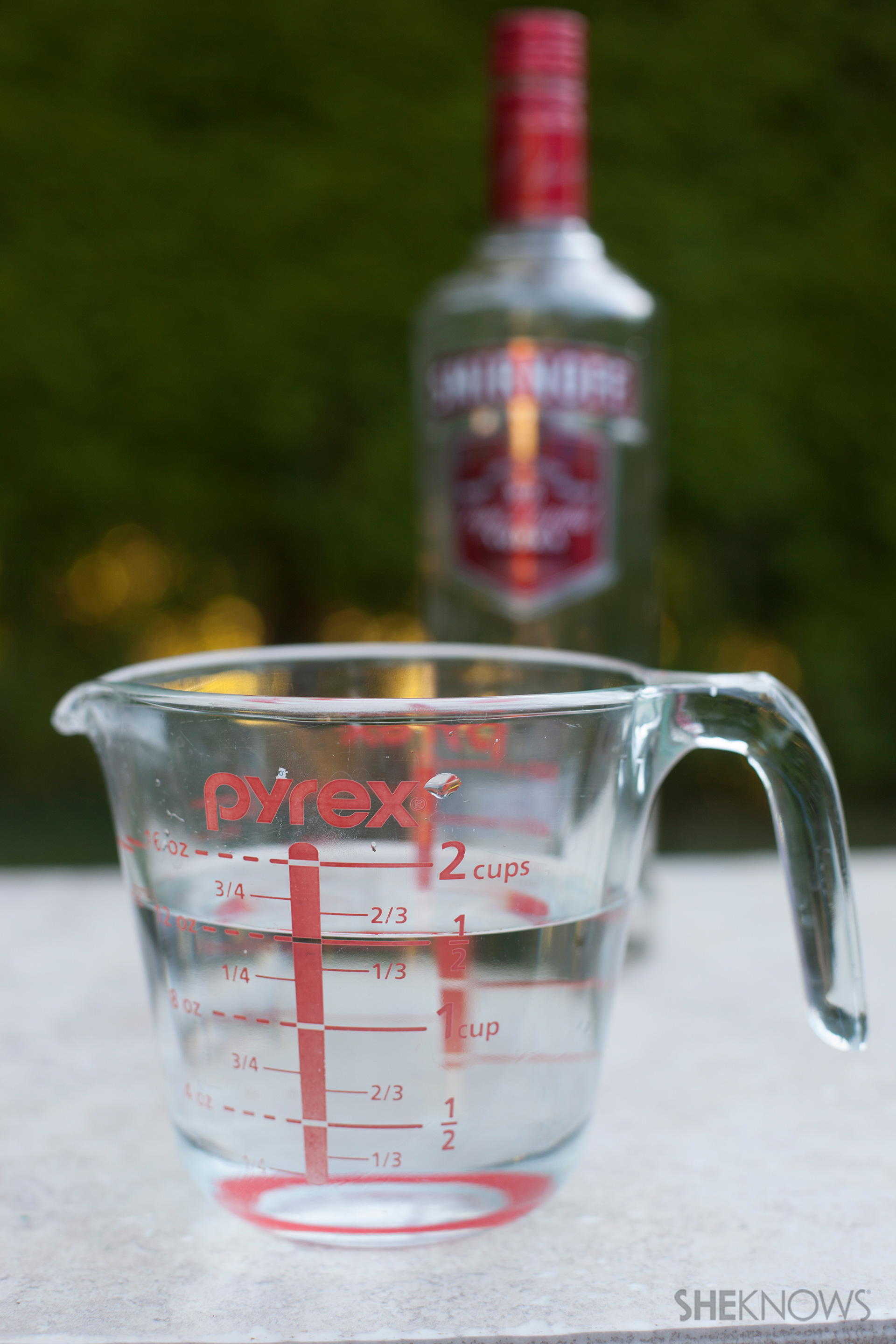 A vodka spiked dessert