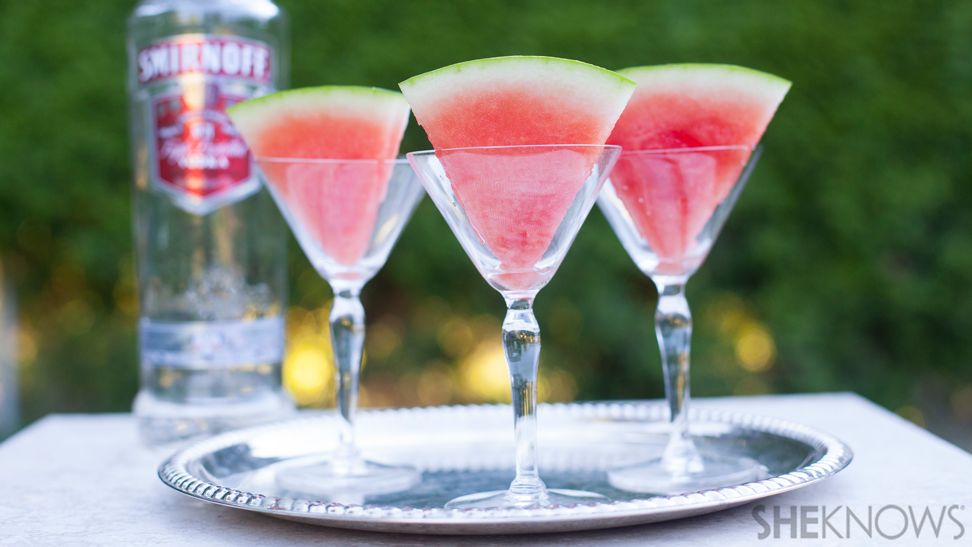 Vodka infused watermelon