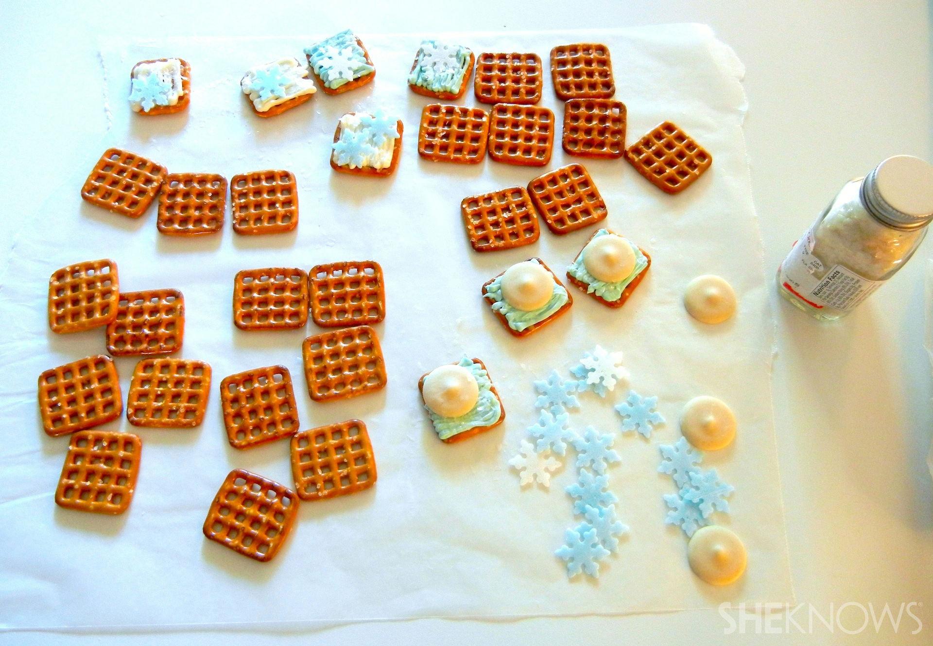 Frozen Inspired Pretzel Snacks