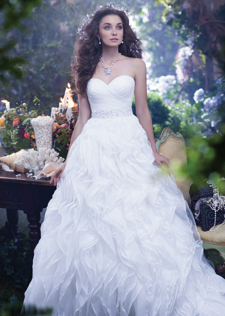 ariel wedding gown