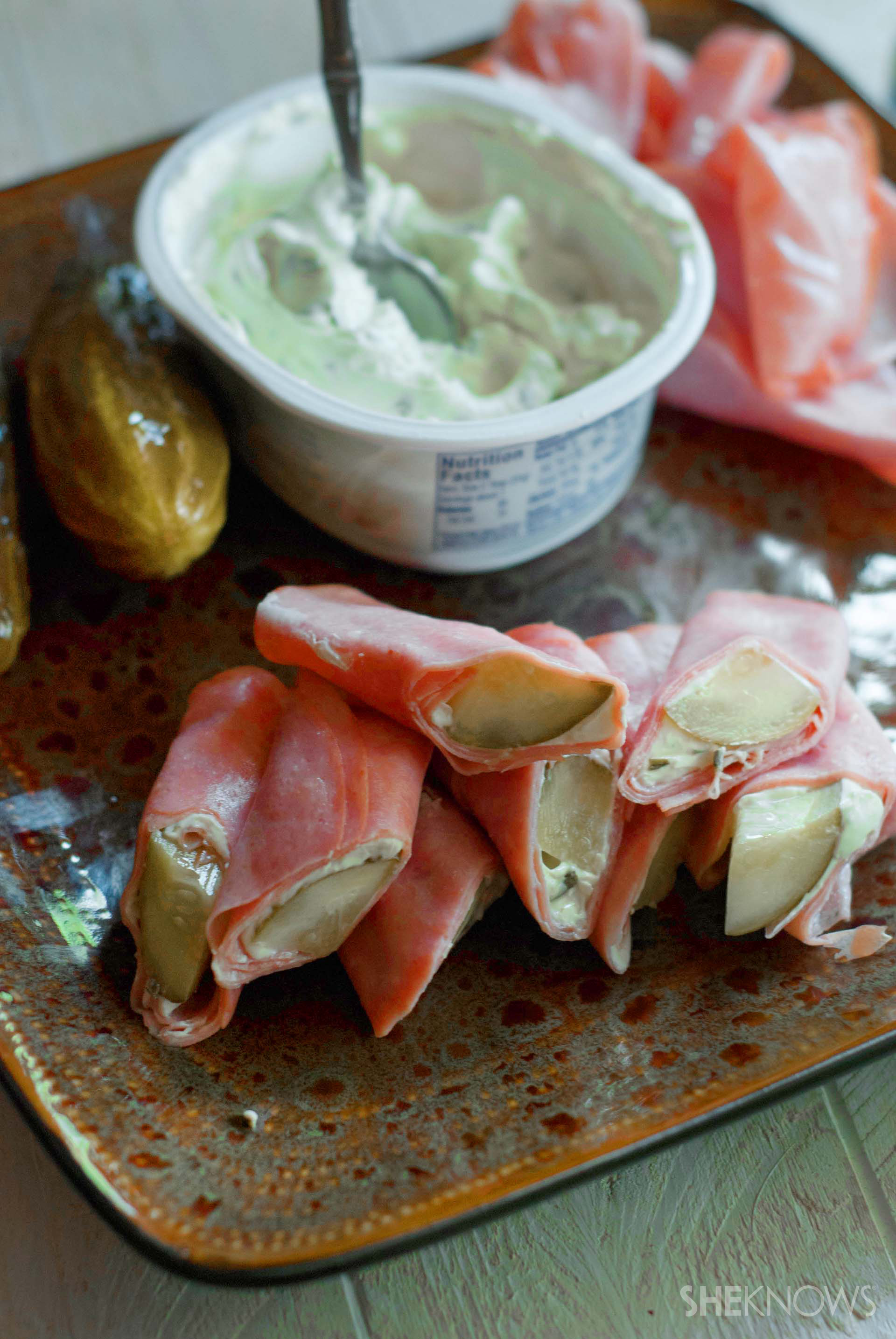 2-Minute dill pickle roll-ups are a delicious quick snack